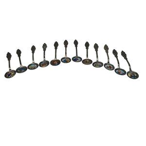 Klepa Art Christmas Spoon Years 1967 thru 1978 Frothe Weihnachten Collectible